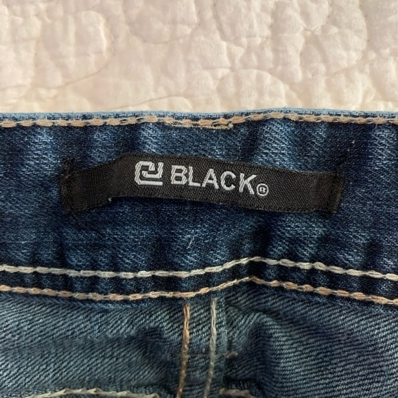 Just Black Bootcut Distressed Jeans - Picture 5 of 7